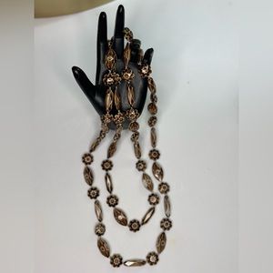 Aunthentic Brown 60’s Hippie brown beads